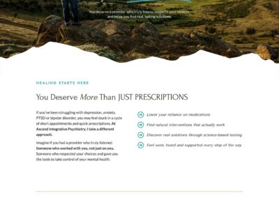 Integrative Psychiatry Website Design